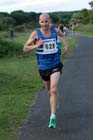 Ian Hudspith (Morpeth Harriers) winning the Tynedale 10k Road Race.